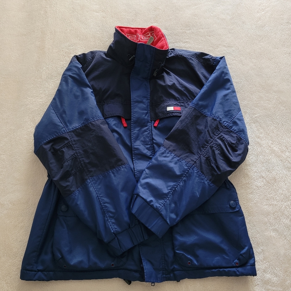 Vintage 90s Tommy Hilfiger Jacket, Men's Size Large - Picture 4 of 16